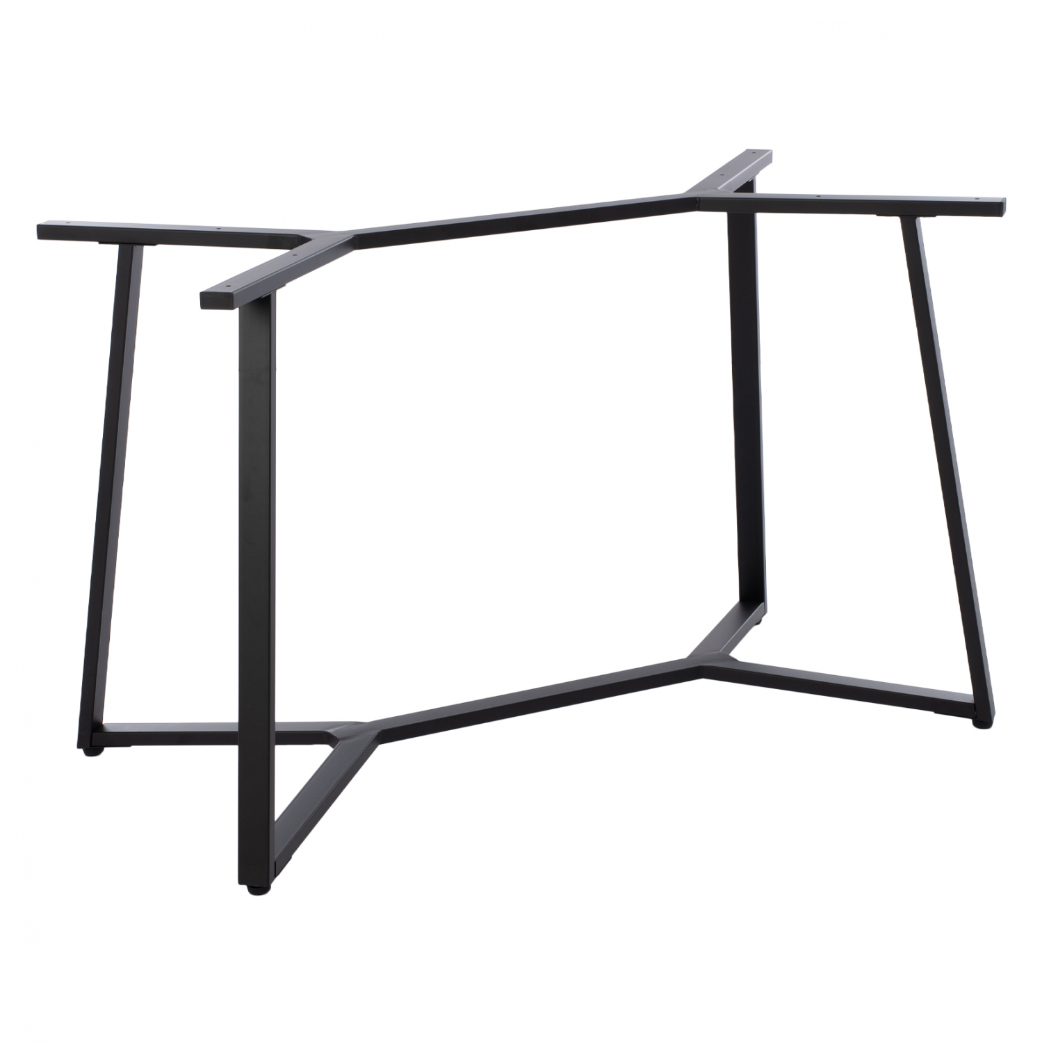 basi-trapezioy-mayri-metalliki-fb947101- ΒΑΣΗ ΤΡΑΠΕΖΙΟΥ ΜΑΥΡΗ ΜΕΤΑΛΛΙΚΗ HM471.01 111Χ60Χ71Y εκ. - Image 1