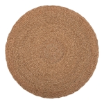 ΧΑΛΙ ΣΤΡΟΓΓΥΛΟ CRATER HM7848 MENDONG GRASS ΣΕ ΦΥΣΙΚΟ ΧΡΩΜΑ Φ120εκ.
