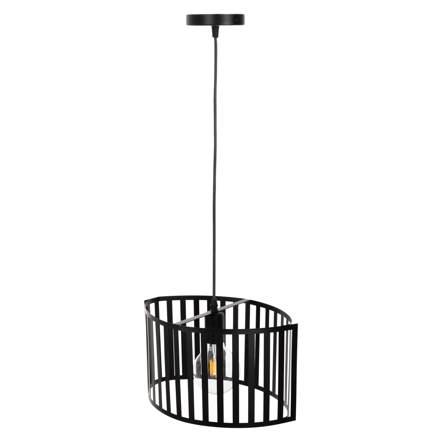 fotistiko-orofis-kremasto-fb94113-mayro- ΦΩΤΙΣΤΙΚΟ ΟΡΟΦΗΣ ΚΡΕΜΑΣΤΟ HM4113 ΜΑΥΡΟ ΜΕΤΑΛΛΟ 34x23x121Υεκ. - Image 1