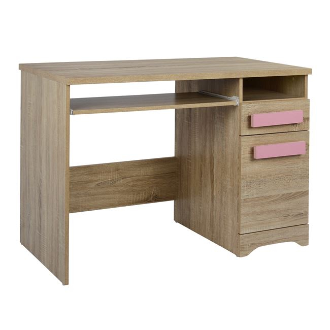 grafeio-playroom-sonama-roz-cheroyli-hm1 ΓΡΑΦΕΙΟ PLAYROOM SONAMA+ ΡΟΖ ΧΕΡΟΥΛΙ HM11154.02 110X55X76.5 - Image 1