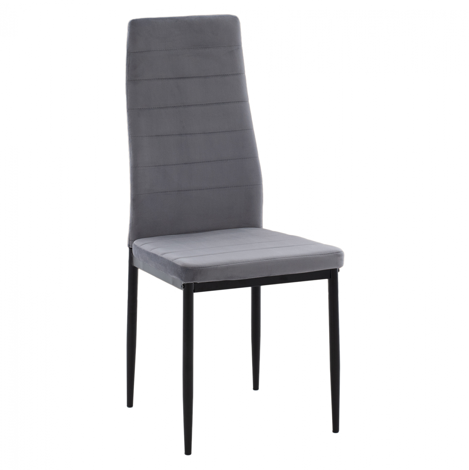 karekla-metalliki-fb9003731-gkri-beloydo ΚΑΡΕΚΛΑ ΜΕΤΑΛΛΙΚΗ LADY HM0037.31 ΓΚΡΙ ΒΕΛΟΥΔΟ ME ΜΕΤΑΛΛΙΚΟ ΣΚΕΛΕΤΟ K/D - Image 1
