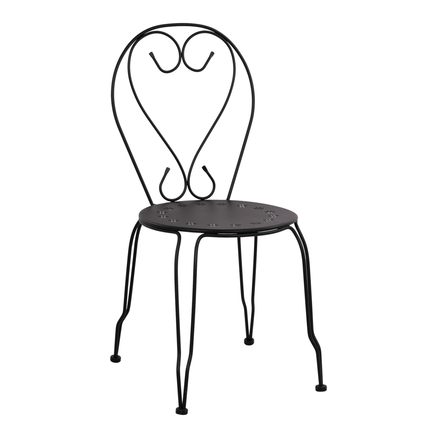 karekla-metalliki-mayri-42x48x90-ek-fb95 ΚΑΡΕΚΛΑ ΜΕΤΑΛΛΙΚΗ AMORE ΜΑΥΡΗ 42x48x90 εκ. HM5007.11 - Image 1