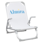 ΚΑΡΕΚΛΑΚΙ ΠΑΡΑΛΙΑΣ ΨΗΛΗ ΠΛΑΤΗ ALMIRA HM5053.03 ΒΑΡΕΩΣ ΤΥΠΟΥ ΛΕΥΚΟ ΑΛΟΥΜΙΝΙΟΥ 56x70x66 εκ.