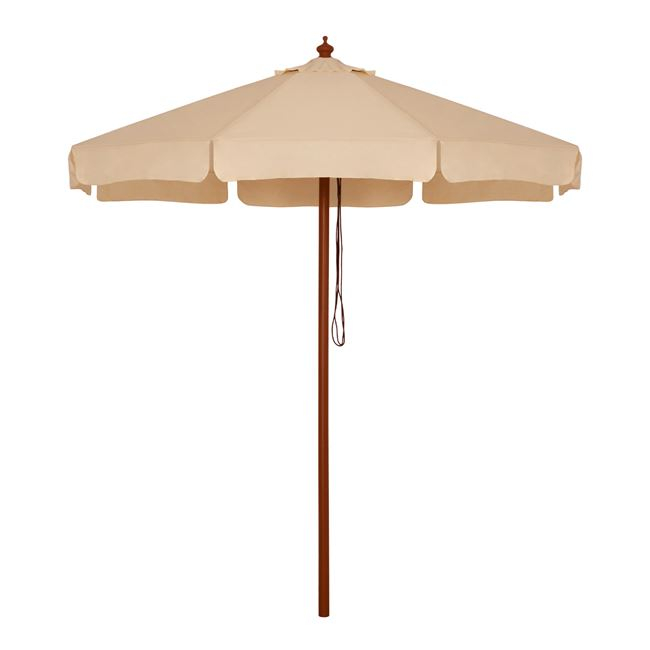 omprela-epaggelmatiki-f230x250y-me-xylin ΟΜΠΡΕΛΑ ΕΠΑΓΓΕΛΜΑΤΙΚΗ WALLER Φ2.30X2,50Y ΜΕ ΞΥΛΙΝΟ ΣΚΕΛΕΤΟ HM6021 ΜΠΕΖ - Image 1
