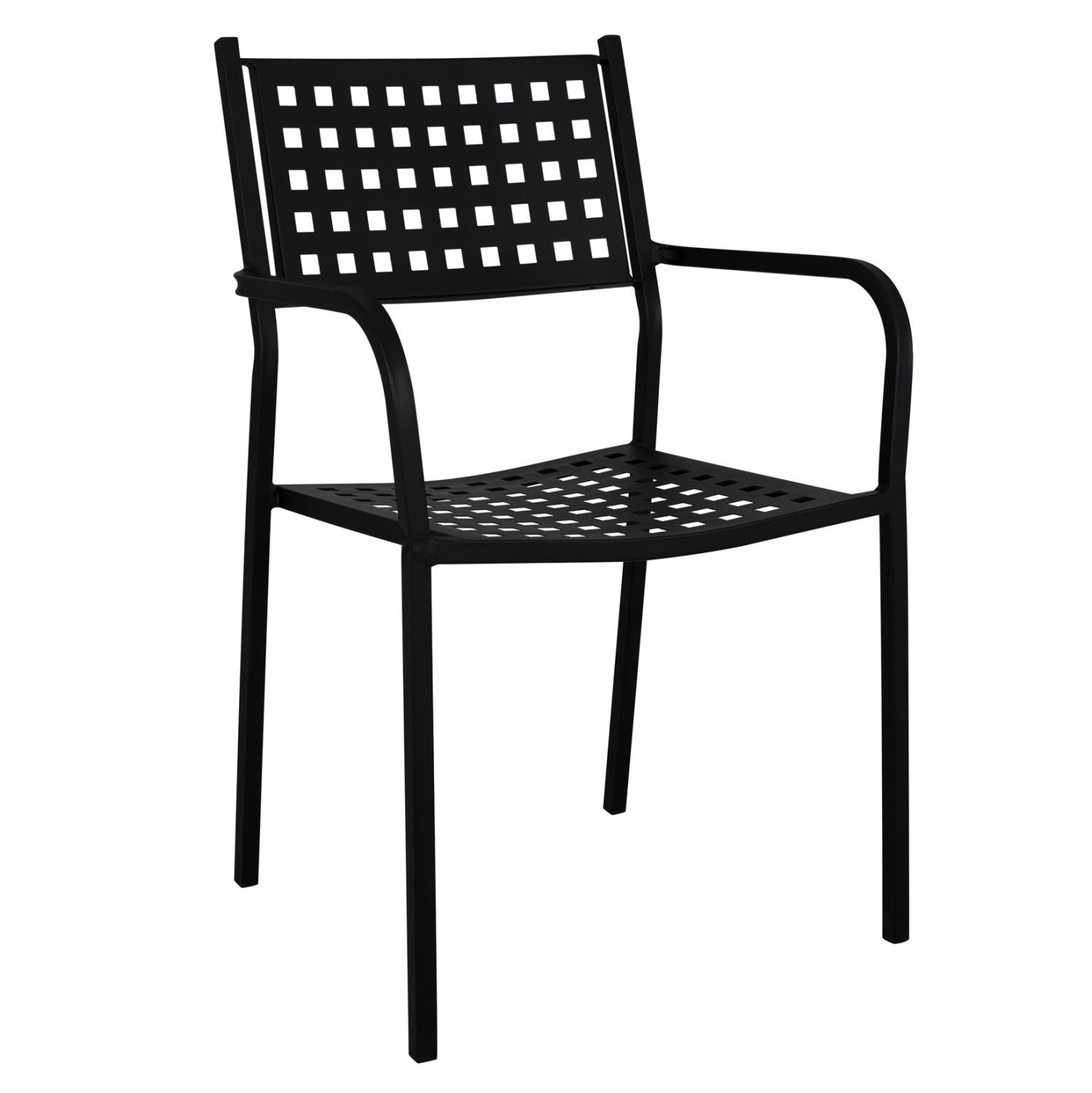 polythrona-metalliki-fb9503101-se-mayro- ΠΟΛΥΘΡΟΝΑ ΜΕΤΑΛΛΙΚΗ HM5031.01 ZETA ΣΕ ΜΑΥΡΟ ΜΑΤ ΧΡΩΜΑ 54x51x84Υεκ - Image 1