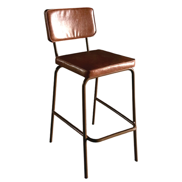 skampo-mpar-metalliko-ts464-me-pu-kafe ΣΚΑΜΠΩ ΜΠΑΡ ΜΕΤΑΛΛΙΚΟ TS464 ΜΕ PU ΚΑΦΕ - Image 1