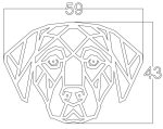 Διακοσμητικό τοίχου Dog - Image 3