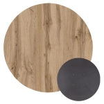 ΕΠΙΦΑΝΕΙΑ ΤΡΑΠΕΖΙΟΥ HPL ΣΤΡΟΓΓΥΛΗ HM5841.36 SONAMA OAK Φ60εκ.