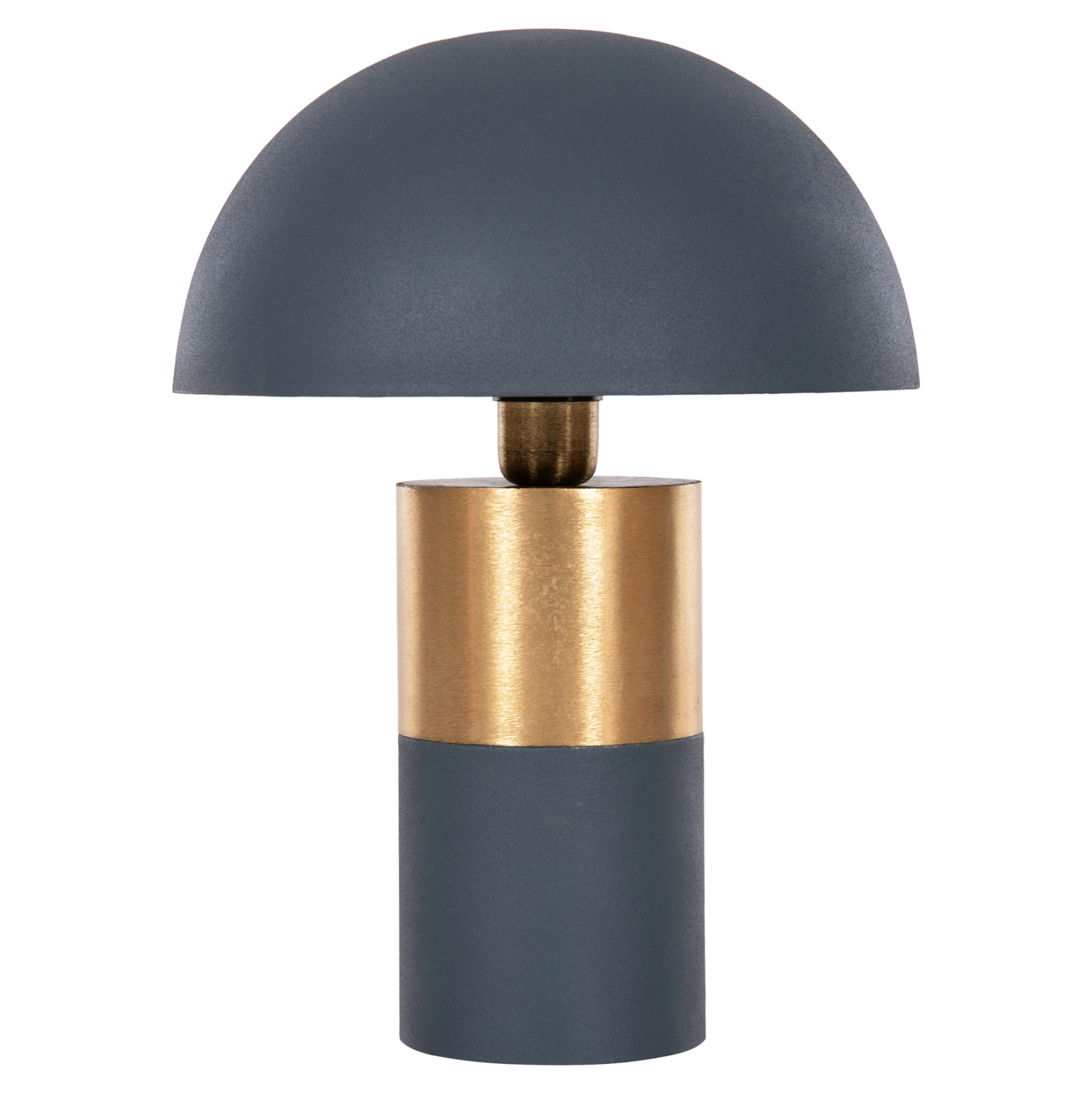 epitrapezio-fotistiko-fb9425305-metallo- ΕΠΙΤΡΑΠΕΖΙΟ ΦΩΤΙΣΤΙΚΟ PUNE HM4253.05 ΜΕΤΑΛΛΟ ΣΕ ΜΠΛΕ ΑΝΘΡΑΚΙ-ΧΡΥΣΟ Φ31x41,5Υ εκ. - Image 1