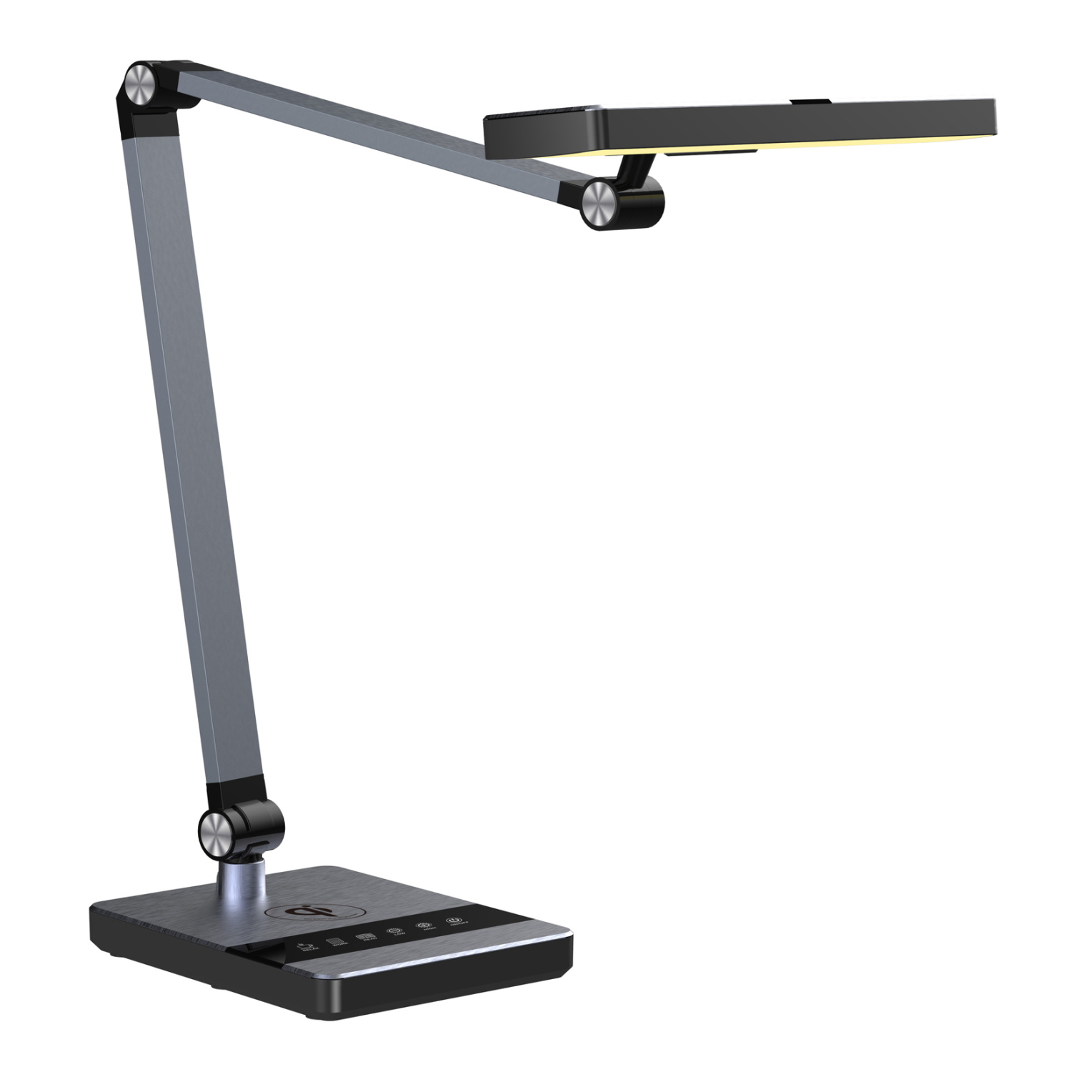fotistiko-grafeioy-led-fb9446102-mayro-m ΦΩΤΙΣΤΙΚΟ ΓΡΑΦΕΙΟΥ LED BLAIN PRO HM4461.02 ΜΑΥΡΟ ΜΑΤ ABS 35x43,9Υεκ. - Image 1
