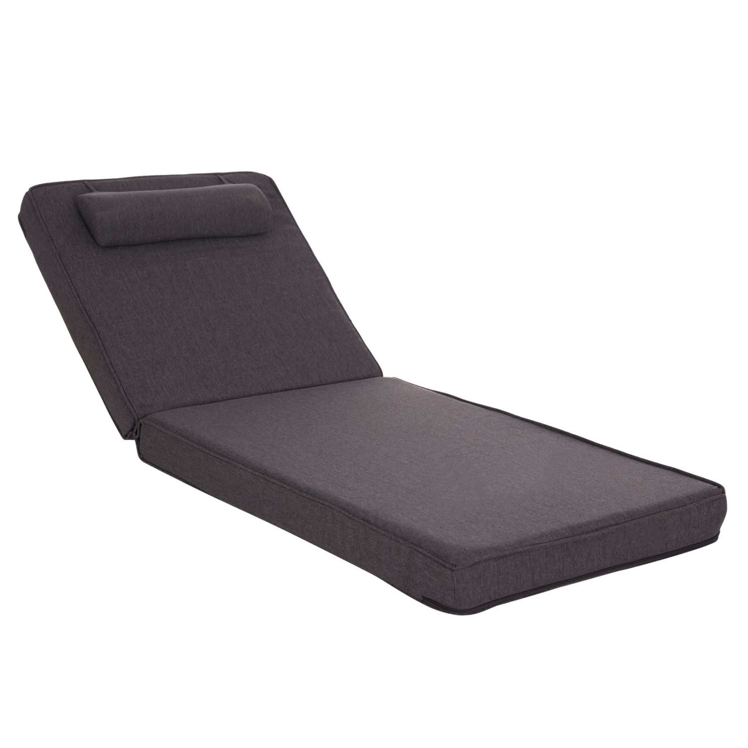 maxilari-xaplostras-fb92109502-olefin-sk ΜΑΞΙΛΑΡΙ ΞΑΠΛΩΣΤΡΑΣ ΑΚΙΝΟ HM21095.02 OLEFIN ΣΚΟΥΡΟ ΓΚΡΙ ΜΕ FOAM 190x70x10Υεκ - Image 1