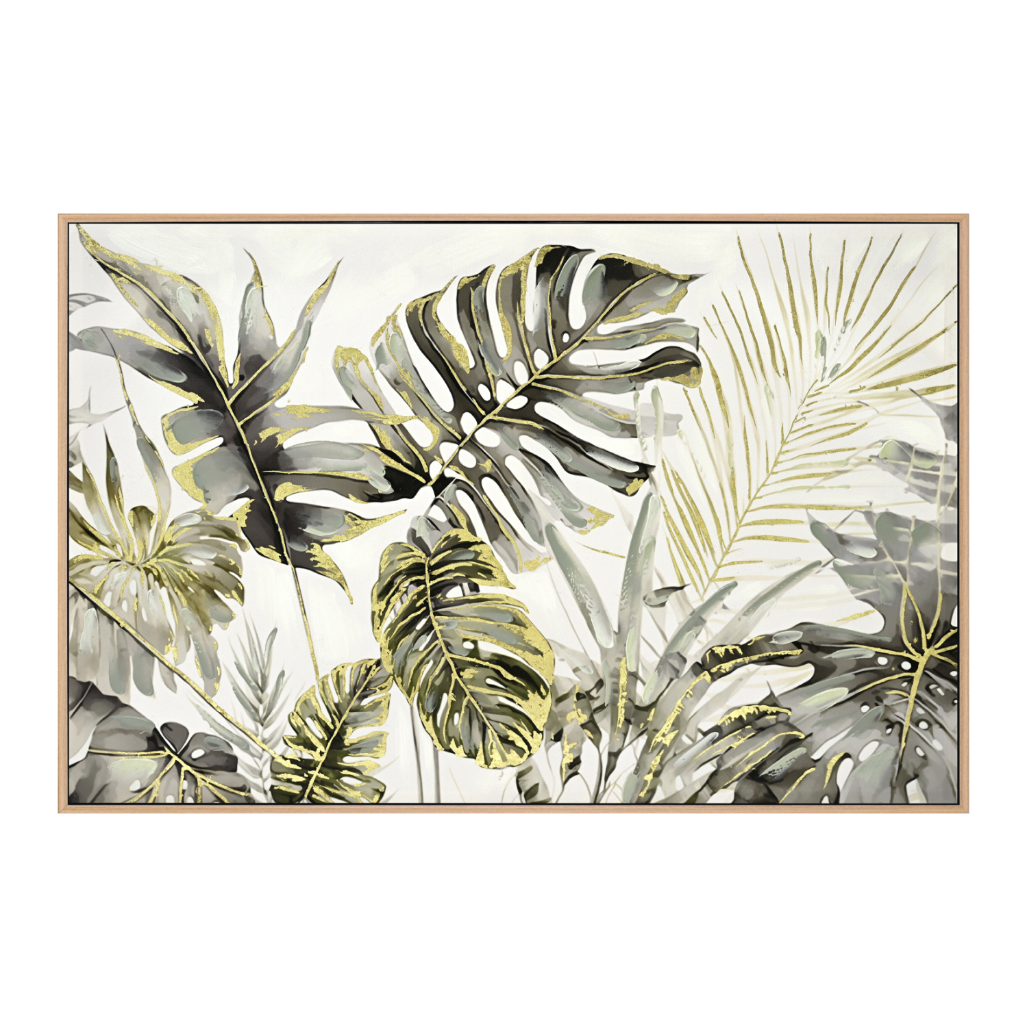 pinakas-toixoy-fb94541-me-korniza-mpez-k ΠΙΝΑΚΑΣ TOIXOY TROPICO HM4541 ΚΟΡΝΙΖΑ ΜΠΕΖ-ΚΑΜΒΑΣ ΕΚΤΥΠΩΣΗ 102x4,5x72Υεκ. - Image 1