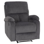 ΠΟΛΥΘΡΟΝΑ RELAX DIONI HM3296.11 ΓΚΡΙ ΡΙΓΕ ΥΦΑΣΜΑ 85x90x100Υεκ.