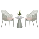 ΣΕΤ LOUNGE 3TMX ΕΞ.ΧΩΡΟΥ OREGO HM21106.06 ΑΛΟΥΜΙΝΙΟ ΣΕ ΦΥΣΤΙΚΙ