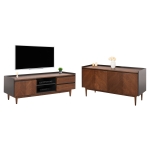 ΣΕΤ ΜΠΟΥΦΕΣ & ΕΠΙΠΛΟ ΤΗΛΕΟΡΑΣΗΣ ΒEEN HM21344 MDF ΜΕ ΚΑΠΛΑΜΑ ΚΑΡΥΔΙΑΣ