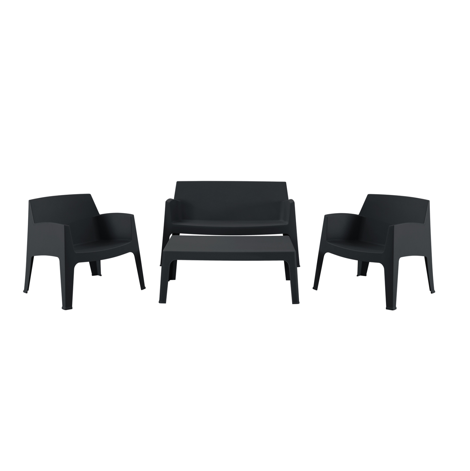 set-saloni-exchoroy-4tmch-fb92126802-may ΣΕΤ ΣΑΛΟΝΙ ΕΞ.ΧΩΡΟΥ 4ΤΜΧ SLEEK HM21268.02 ΜΑΥΡΟ ΠΟΛΥΠΡΟΠΥΛΕΝΙΟ - Image 1