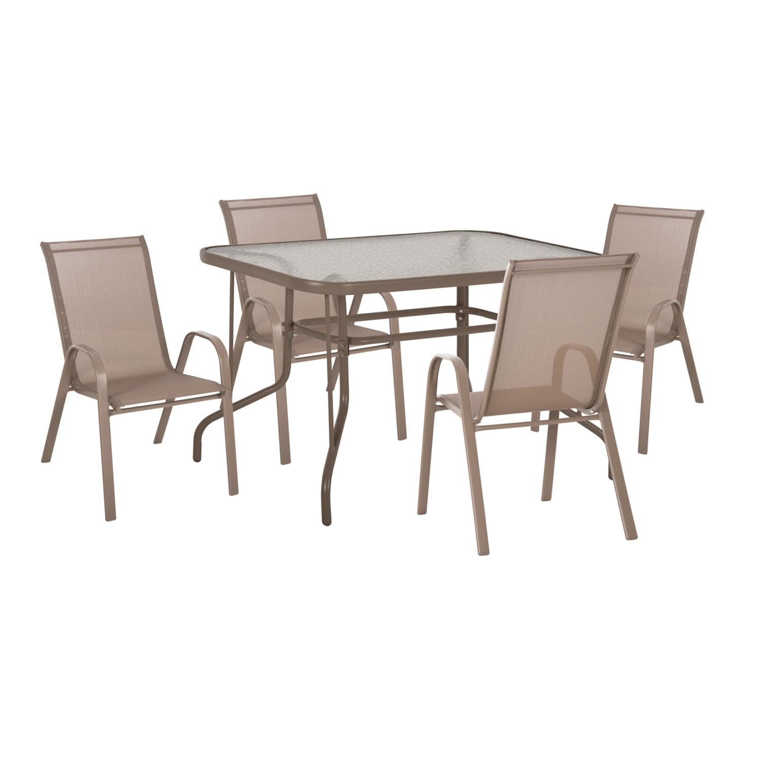 set-trapezarias-exchoroy-5tmch-fb921041- ΣΕΤ ΤΡΑΠΕΖΑΡΙΑΣ ΕΞ.ΧΩΡΟΥ 5ΤΜΧ LEON HM5193.04 ΤΡΑΠΕΖΙ-ΚΑΡΕΚΛΕΣ ΜΕΤΑΛΛΟ ΣΑΜΠΑΝΙ - Image 1