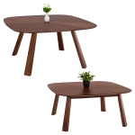ΣΕΤ ΤΡΑΠΕΖΙ ΤΡΑΠΕΖΑΡΙΑΣ & ΣΑΛΟΝΙΟΥ RINER HM21342 MDF ΜΕ ΚΑΠΛΑΜΑ ΚΑΡΥΔΙΑΣ