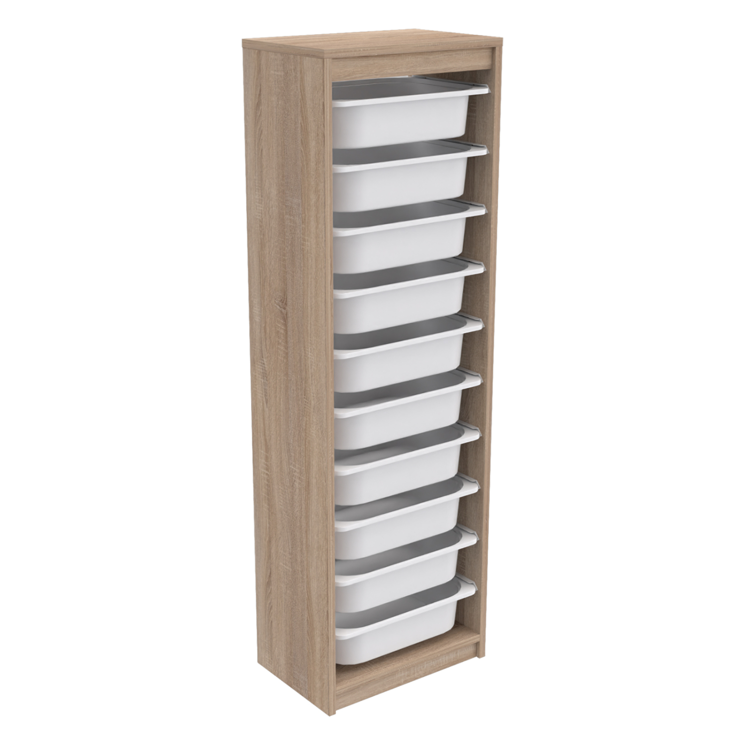 syrtariera-fb91820503-melamini-se-sonama ΣΥΡΤΑΡΙΕΡΑ SANI HM18205.03 ΜΕΛΑΜΙΝΗ ΣΕ SONAMA-ΛΕΥΚΑ ΣΥΡΤΑΡΙΑ P.E. 45,5x29,6x144Υεκ. - Image 1