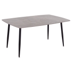 ΤΡΑΠΕΖΙ RAVEN HM18150.13 ΚΕΡΑΜΙΚΟ TOP ΜΕ ΟΨΗ ΓΚΡΙ ΜΑΡΜΑΡΟ 160x80x74Υεκ.