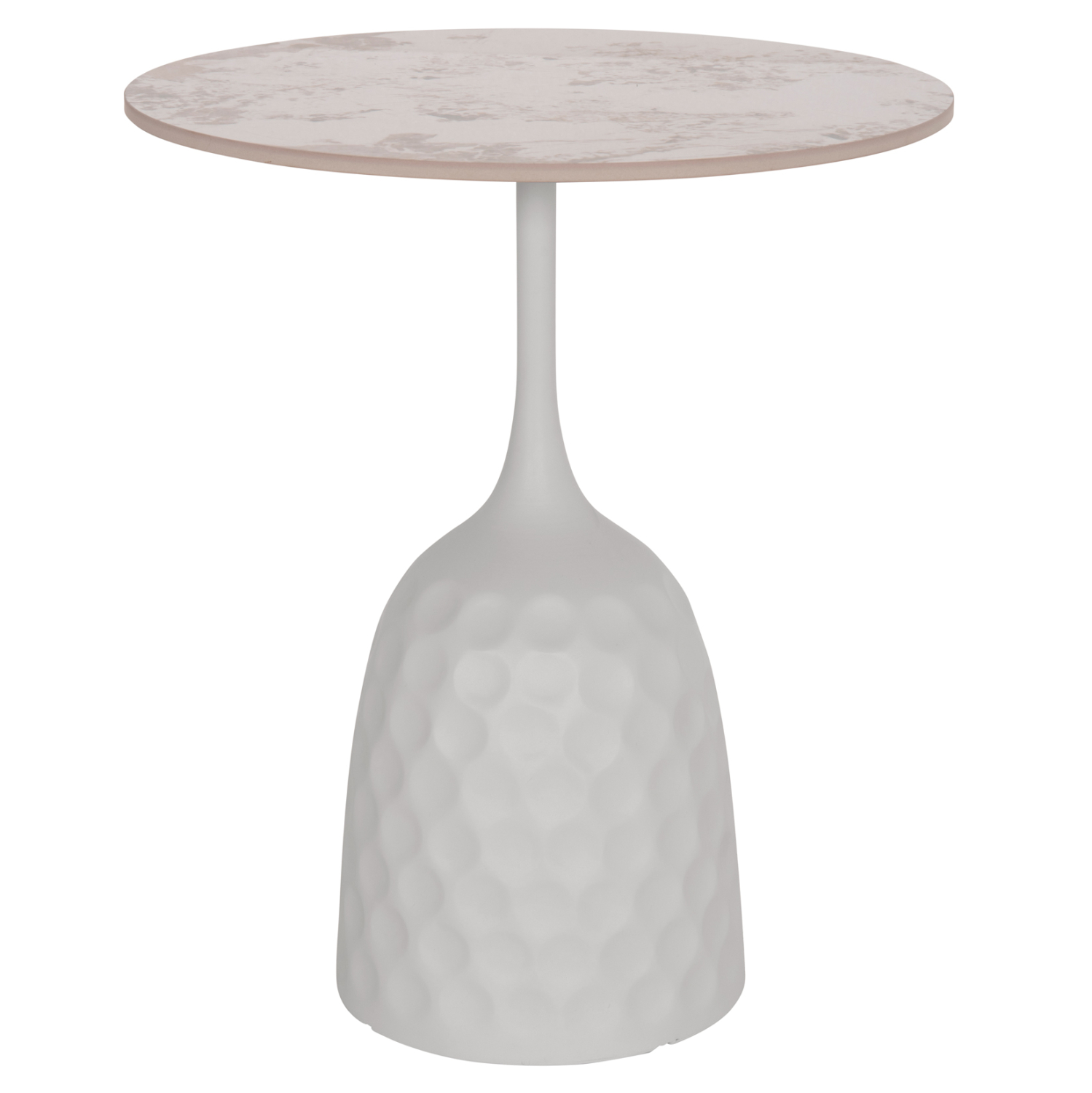 trapezi-salonioy-fb91831701-basi-leyki-s ΤΡΑΠΕΖΙ ΣΑΛΟΝΙΟΥ LONGSTEM HM18317.01 ΒΑΣΗ ΛΕΥΚΗ--SINTERED STONE CALACATA GOLD Φ50 - Image 1