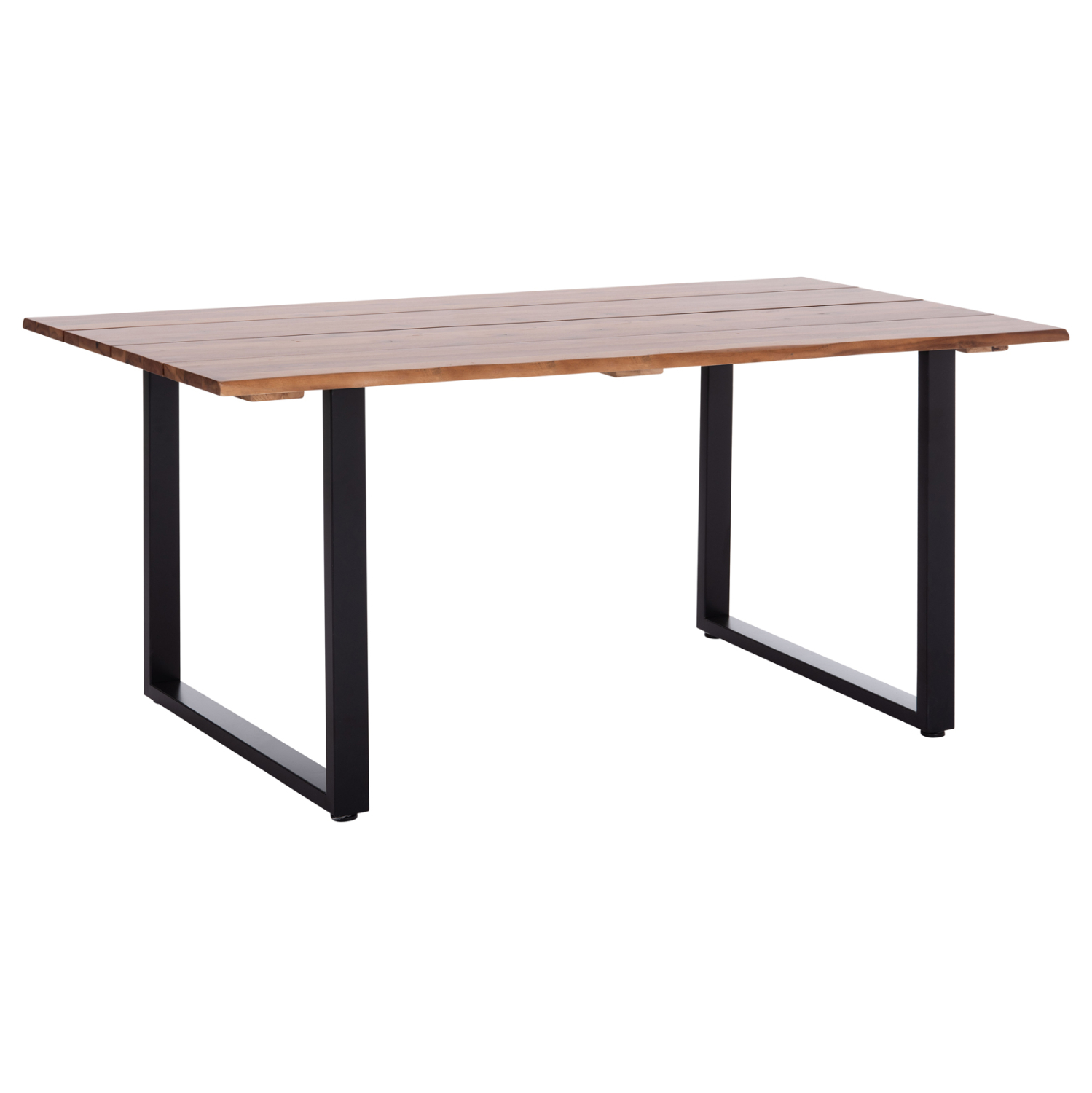 trapezi-trapezarias-fb9629702-xylo-akaki ΤΡΑΠΕΖΙ ΤΡΑΠΕΖΑΡΙΑΣ FRIGGO HM6297.02 ΞΥΛΟ ΑΚΑΚΙΑΣ ΠΑΧΟΣ ΕΠΙΦΑΝΕΙΑΣ 2,6εκ- 160x80x76Υ - Image 1