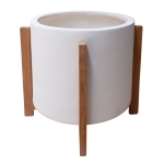 ΓΛΑΣΤΡΑ ΕΣΩΤ.ΧΩΡΟΥ HOFF HM4682.02M FIBER CEMENT ΛΕΥΚΟ-TEAK ΒΑΣΗ Φ40x39Υεκ