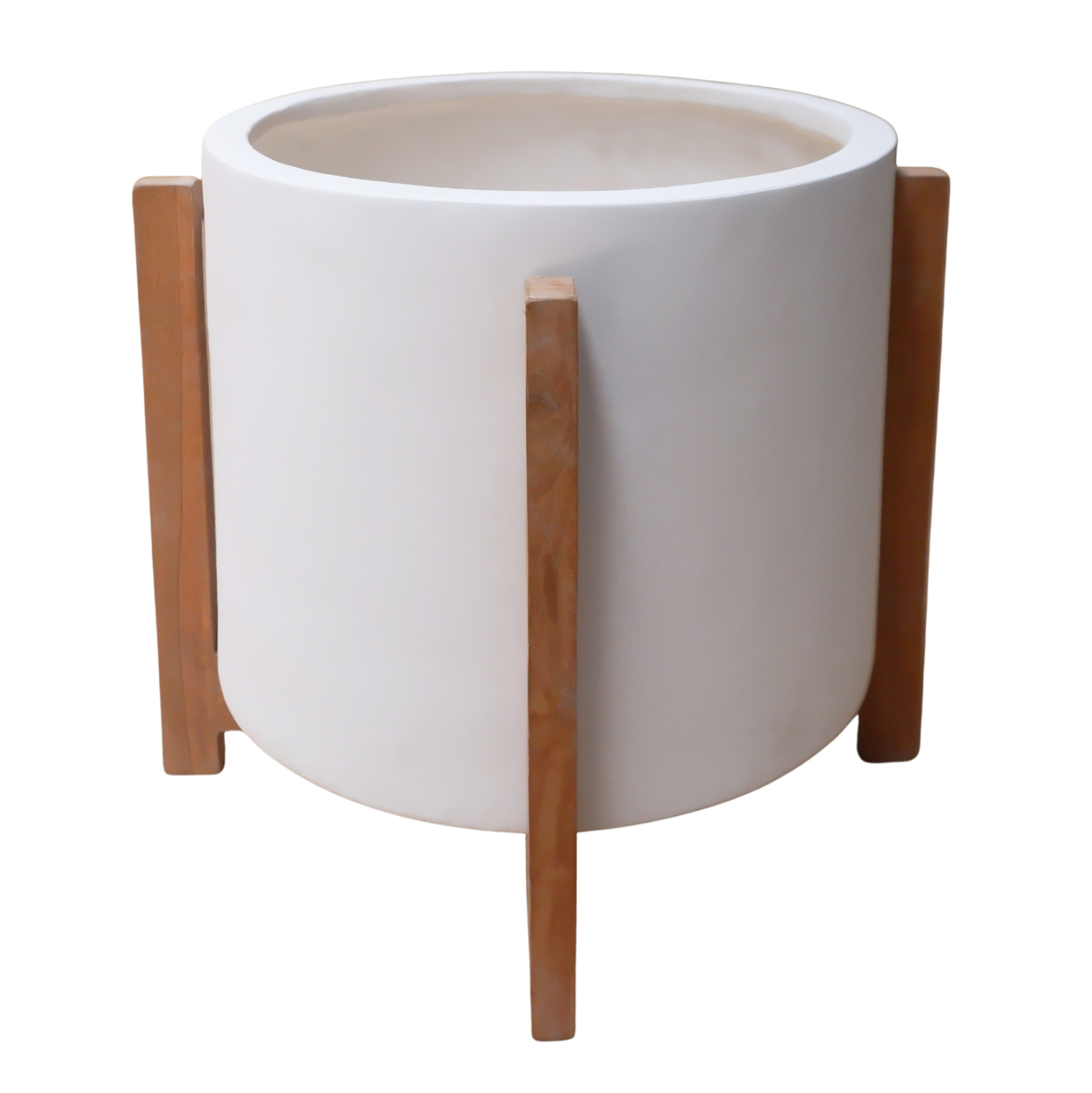 glastra-esotchoroy-fb9468202m-fiber-ceme ΓΛΑΣΤΡΑ ΕΣΩΤ.ΧΩΡΟΥ HOFF HM4682.02M FIBER CEMENT ΛΕΥΚΟ-TEAK ΒΑΣΗ Φ40x39Υεκ - Image 1