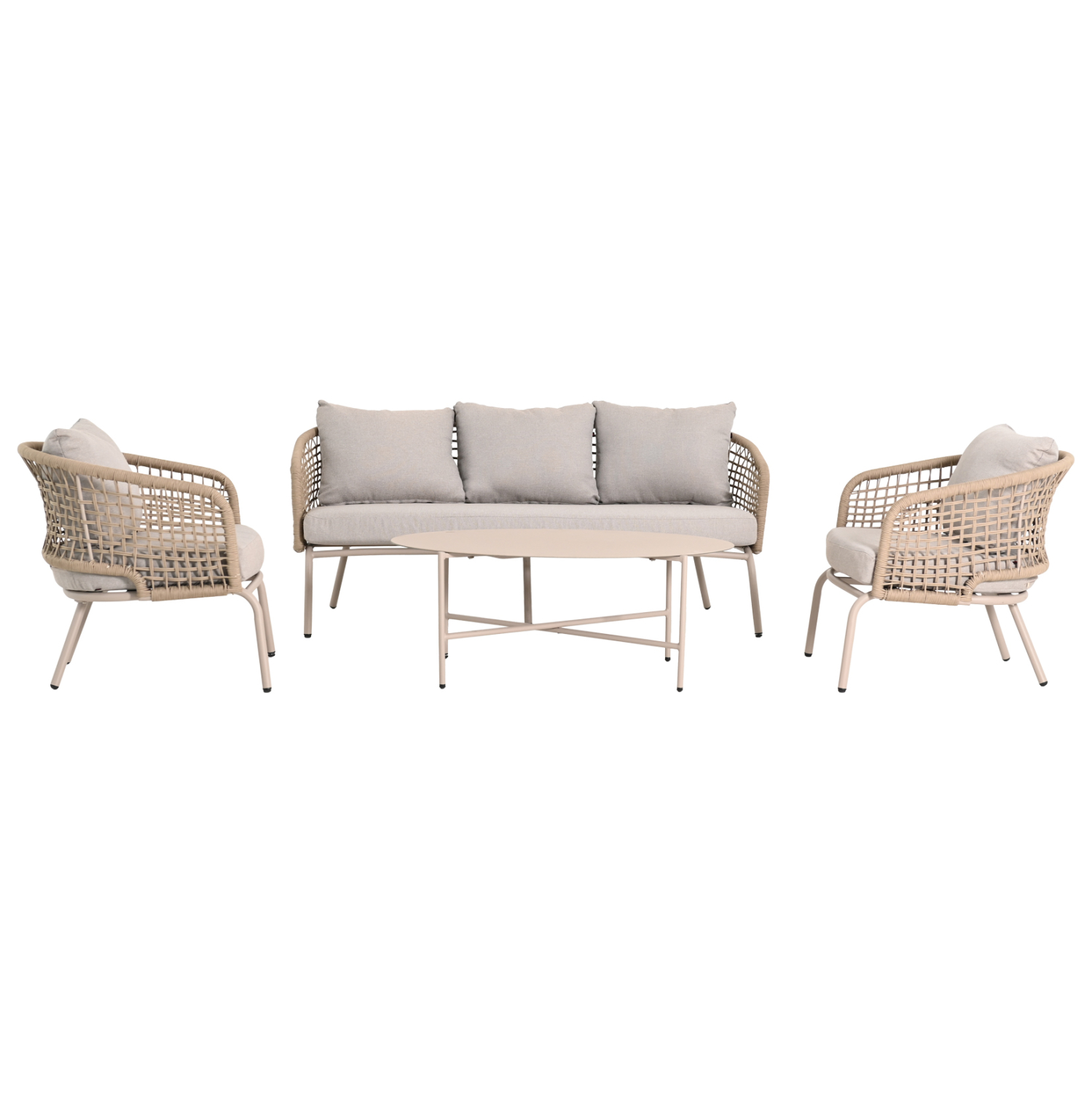 set-saloni-exchoroy-5th-fb8650802-aloymi ΣΕΤ ΣΑΛΟΝΙ ΕΞ.ΧΩΡΟΥ 5Θ ELOWEN HM6508.02 ΑΛΟΥΜΙΝΙΟ-ΣΧΟΙΝΙ ΜΠΕΖ--ΜΑΞΙΛΑΡΙΑ ΓΚΡΙ - Image 1