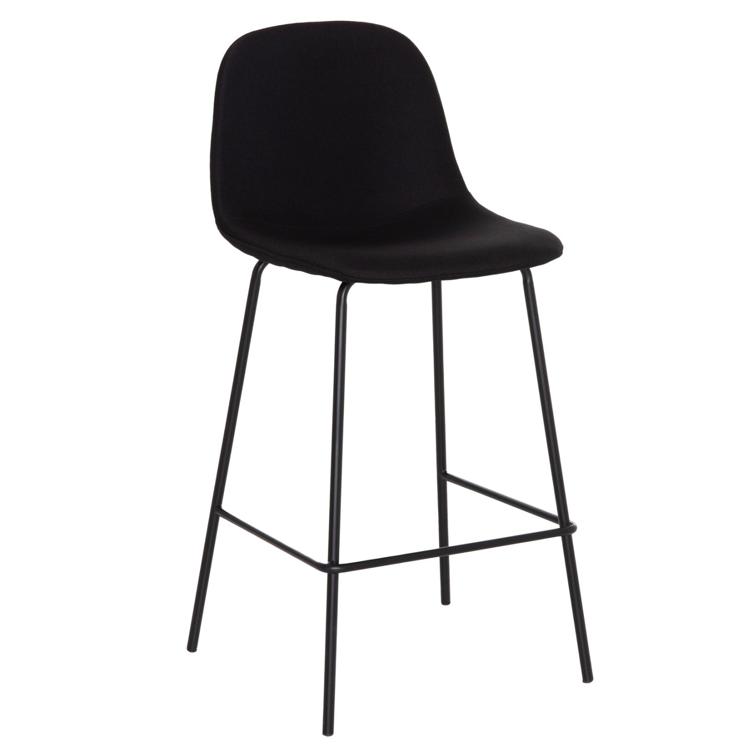 skampo-mpar-fb9929824-mesaioy-ypsoys-may ΣΚΑΜΠΟ ΜΠΑΡ VINCENT HM9298.24 ΜΕΣΑΙΟΥ ΥΨΟΥΣ-ΜΑΥΡΟ ΥΦΑΣΜΑ-ΜΕΤΑΛΛΙΚΑ ΠΟΔΙΑ 43x50x92,5Υεκ - Image 1