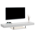 ΕΠΙΠΛΟ ΤΗΛΕΟΡΑΣΗΣ ΤΟΙΧΟΥ ME LED SAVOR HM18381.02 ΜΕΛΑΜΙΝΗ ΛΕΥΚΗ 150x29,5x22Υεκ