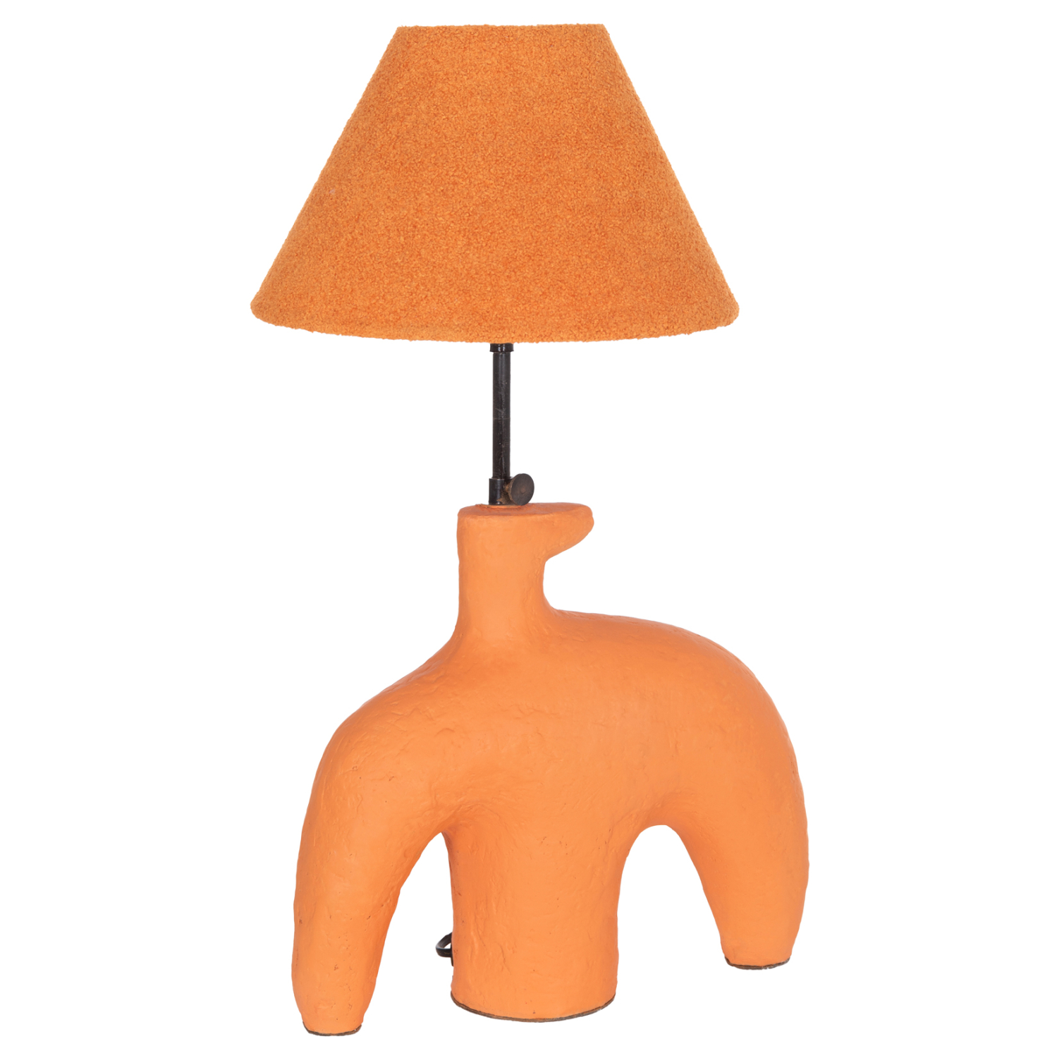 epitrapezio-fotistiko-fb94697-terakota-p ΕΠΙΤΡΑΠΕΖΙΟ ΦΩΤΙΣΤΙΚΟ BOFEL HM4697 ΤΕΡΑΚΟΤΑ ΠΟΡΤΟΚΑΛΙ-ΚΑΠΕΛΟ TEDDY ΥΦΑΣΜΑ 30x8x52Υεκ - Image 1