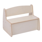 ΠΑΓΚΑΚΙ ΠΑΙΔΙΚΟ ΜΕ ΑΠΟΘ.ΧΩΡΟ RICKI HM18342.01 MDF & ΚΟΝΤΡΑΠΛΑΚΕ ΦΥΣΙΚΟ 63x43x47Υεκ
