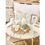 Ayla – 3D Printed  Κυματιστό Βάζο για Αποξηραμένα Λευκό Ματ 32,5×9,5×13,5 εκ. - Image 8