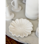 Aira – 3D Printed Διακοσμητικό Δισκάκι Spiral Λευκό Ματ 16 εκ. - Image 4
