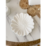 Aira – 3D Printed Διακοσμητικό Δισκάκι Spiral Λευκό Ματ 16 εκ. - Image 3