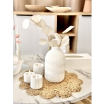 Luma 3D Printed Διακοσμητικό Βάζο Wavy Λευκό Ματ 20cm - Image 10