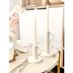 Harmony – Σετ 2 3D Printed Κηροπήγια Λευκά Ματ - Image 5