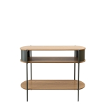 ΜΕΤΑΛΛΙΚΗ ΚΟΝΣΟΛΑ ΧΑΚΙ ΜΕ MDF PB 100X39X76EK