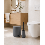 Σετ WC 2τμχ Γκρι Ματ ABS – Καλάθι 5Lt Soft Close & Πιγκάλ