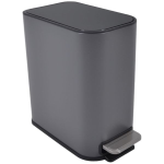 Σετ WC 2τμχ Γκρι Ματ – Μεταλλικό Καλάθι 5Lt Soft Close Slim & Πιγκάλ - Image 3