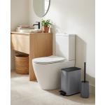 Σετ WC 2τμχ Γκρι Ματ – Μεταλλικό Καλάθι 5Lt Soft Close Slim & Πιγκάλ