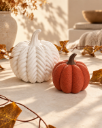PUMPKIN MINI – 3D Printed Πορτοκαλί Διακοσμητική Κολοκύθα 5,8 εκ. - Image 6