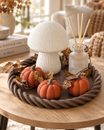PUMPKIN MINI – 3D Printed Πορτοκαλί Διακοσμητική Κολοκύθα 5,8 εκ. - Image 4