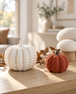PUMPKIN MINI – 3D Printed Πορτοκαλί Διακοσμητική Κολοκύθα 5,8 εκ. - Image 3