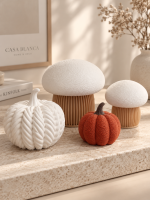 PUMPKIN MINI – 3D Printed Πορτοκαλί Διακοσμητική Κολοκύθα 5,8 εκ. - Image 2