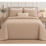 Κουβερλί Υπέρδιπλο Microfiber Sand 220×240 cm