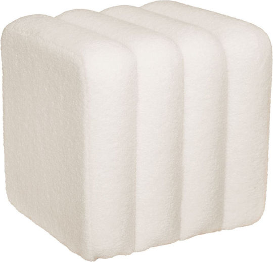 clipboard_paste_1790954208139 Σκαμπό Βοηθητικό Teddy Εκρού 40×40×41 εκ. - Image 1