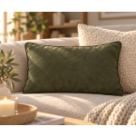 Διακοσμητικό Μαξιλάρι Πρασινο chenille 50×30 cm
