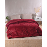 Κουβερτοπάπλωμα Υπέρδιπλο Μπορντό Fleece 220*240εκ. - Image 2